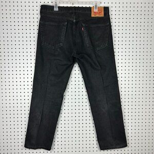 Levi's 505 Black Jeans Size 36x30 Straight Wide Leg Y2K Streetwear Skate Baggy‎